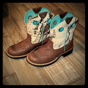 Women's Ariat Blue & Brown boots